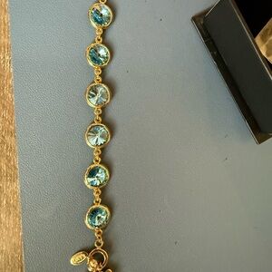 Lucy Blue and Gold Classic Bracelet